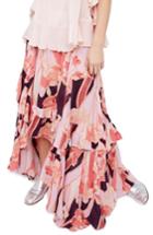 Women's Free People Bring Back The Summer Maxi Skirt - Pink