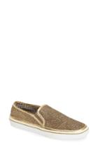 Women's Kate Spade New York Sallie Metallic Mesh Slip-on Sneaker .5 M - Metallic