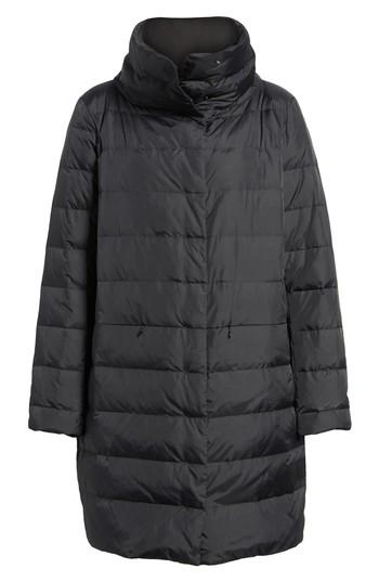 Women's Eileen Fisher Stand Collar Down Coat