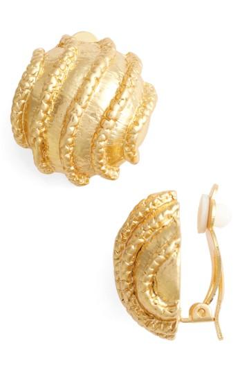 Women's Karine Sultan Large Clip-on Stud Earings