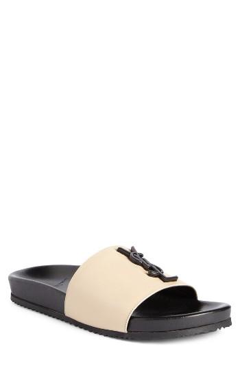 Women's Saint Laurent Joan Slide Sandal Us / 39eu - Beige