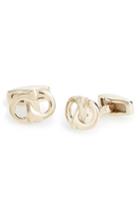 Men's Salvatore Ferragamo Infinity Gem Double Gancio Cuff Links