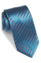 Men's Bugatchi Stripe Silk Tie