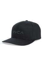 Men's Rvca Flex Fit Baseball Cap - Black
