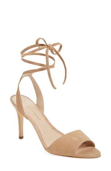 Women's Loeffler Randall 'elyse' Lace-up Sandal M - Beige