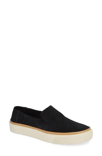 Women's Toms Sunset Slip-on Sneaker .5 B - Black