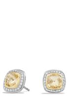 Women's David Yurman 'albion' Earrings With Semiprecious Stones And Diamonds With 18k Gold