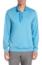Men's Cutter & Buck Stealth Regular Fit Half Zip Pullover - Blue