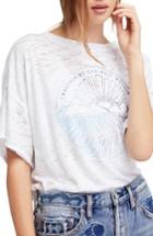 Women's Free People Graphic Tee - White