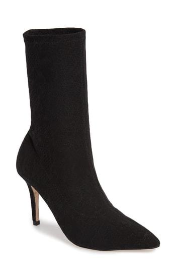 Women's Black Suede Studio Gisele Bootie M - Black
