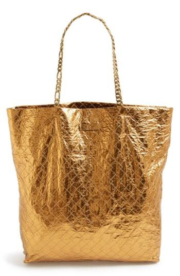 Lanvin 'paper Bag' Laminated Lambskin Tote -