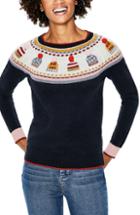 Women's Boden Holiday Fair Isle Sweater