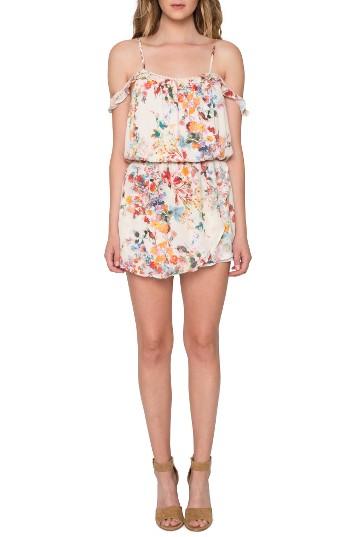 Women's Willow & Clay Ruffle Romper - Ivory
