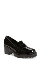 Women's Jane And The Shoe Leighton Platform Loafer M - Black