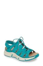 Women's Bionica Olanda Ghillie Slingback Sandal M - Blue/green