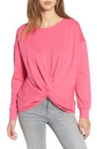 Women's Socialite Twist Front Pullover - Pink