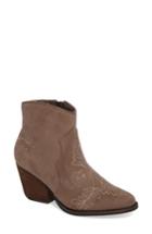 Women's Coconuts By Matisse Axis Embroidered Bootie .5 M - Brown