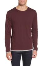 Men's Tailor Vintage Reversible T-shirt, Size - Purple
