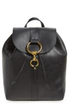 Frye Ilana Harness Leather Backpack - Black