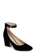 Women's Marc Fisher Ltd Anisy Ankle Strap Pump M - Black