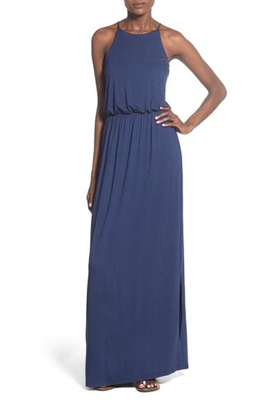 Women's Lush High Neck Maxi Dress