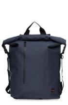 Men's Knomo London Thames Cromwell Roll Top Backpack - Blue