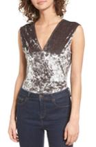 Women's Willow & Clay Velvet Burnout Bodysuit