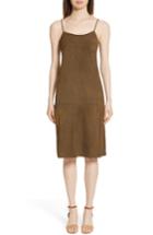 Women's Theory Telson S Metises Suede Slipdress