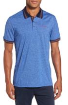 Men's Ted Baker London Fore Mouline Golf Polo (l) - Blue
