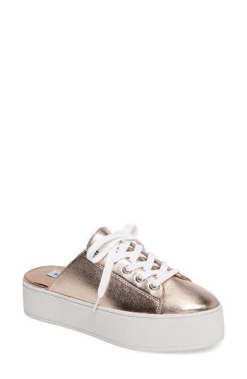 Women's Steve Madden Frost Mule Sneaker M - Metallic