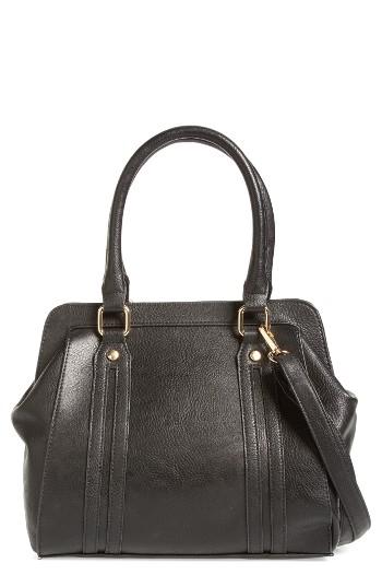 Poverty Flats By Rian Cutout Faux Leather Satchel -