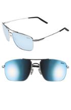 Men's Revo 'groundspeed' 59mm Polarized Aviator Sunglasses - Chrome/ Blue Water