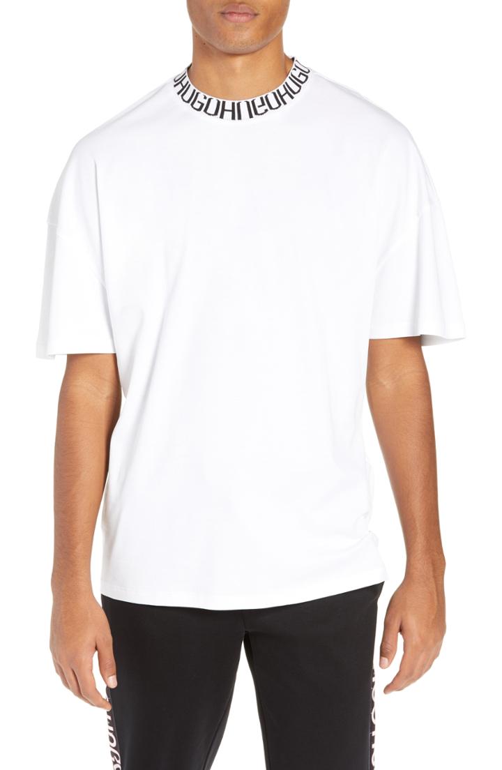 Men's Hugo Dougy Oversize Logo T-shirt - White