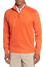 Men's Bobby Jones Xh2o Crawford Stretch Quarter Zip Golf Pullover - Orange