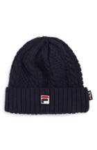 Women's Fila Heritage Cable Knit Beanie - Blue