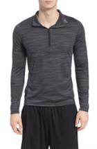 Men's Adidas Ultimate Tech Quarter Zip Pullover, Size - Grey