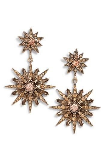 Women's Sole Society Starburst Drop Earrings