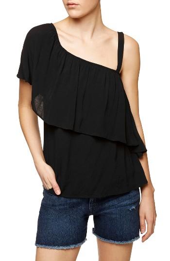Women's Sanctuary Ruffled One-shoulder Top