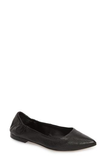 Women's Isola Padra Pointy Toe Flat M - Black
