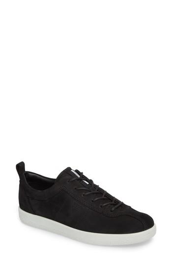Women's Ecco Soft 1 Sneaker -8.5us / 39eu - Black