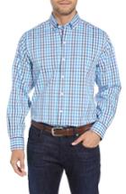 Men's Cutter & Buck Clarence Fit Plaid Sport Shirt