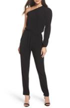 Women's Fraiche By J One-shoulder Jumpsuit - Black