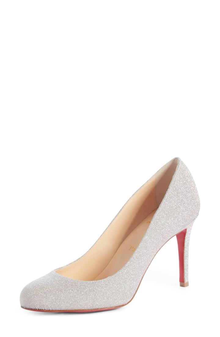 Women's Christian Louboutin Fifille Glitter Pump