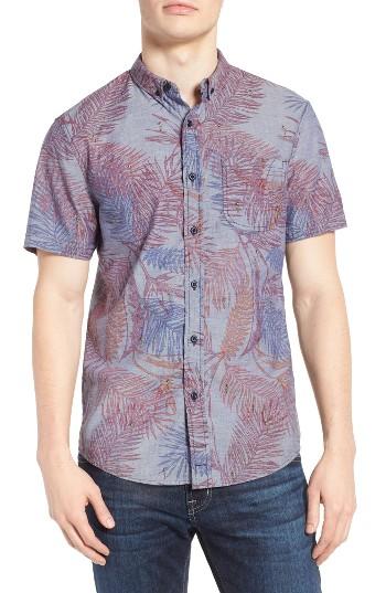 Men's 1901 Hawaiian Embroidered Woven Shirt