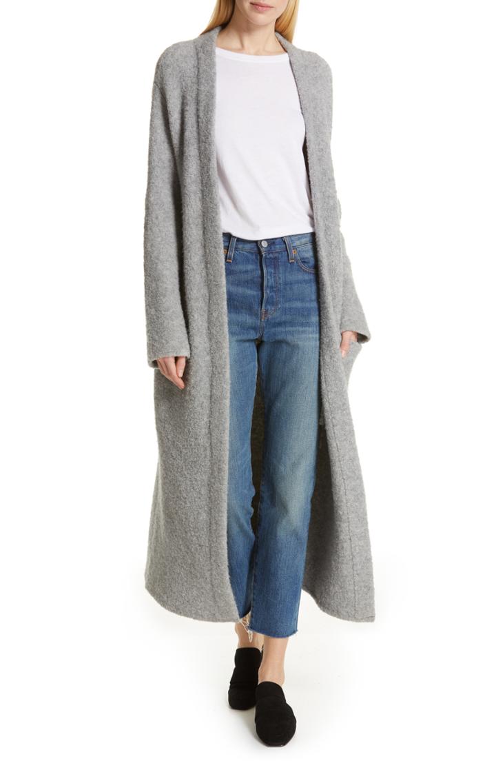 Women's Jenni Kayne Boucle Duster Jacket - Grey