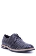 Men's Zanzara Cassatt Basketweave Derby M - Black