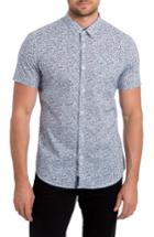 Men's 7 Diamonds Eternal Bliss Print Woven Shirt - Grey