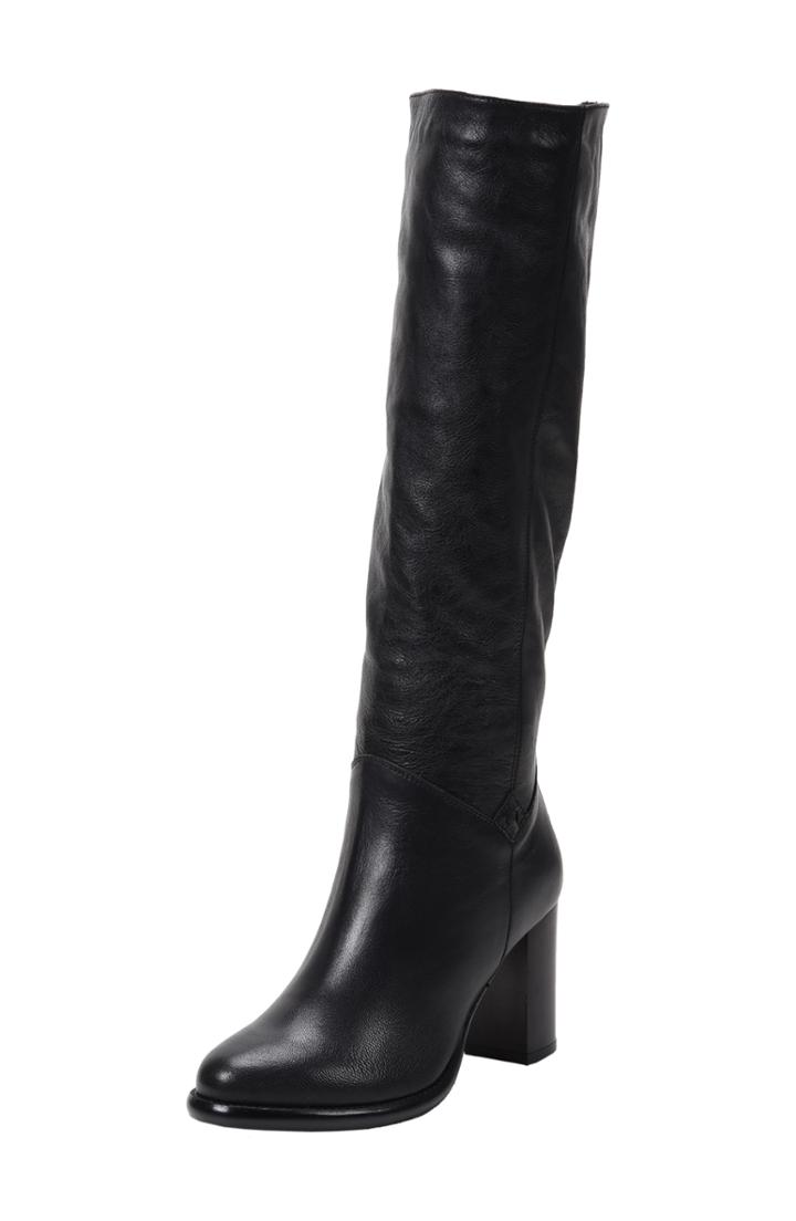 Women's Ross & Snow Michela Sp Waterproof Genuine Shearling Lined Boot M - Black