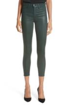 Women's L'agence Margot High Waist Crop Jeans - Green