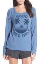 Women's Chaser Good Vibes Only Pullover - Blue